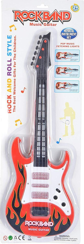 KidsCorner Guitar for Kids with Music, Light & Nylon Strings | Musical Instrument Toy(Multicolor)