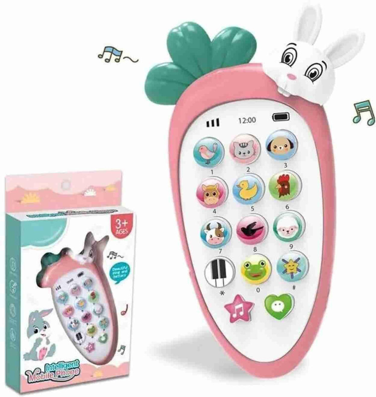 TRIMMO Educational, Learning, Musical Mobile Phone Toy, Rabbit Shape(Multicolor)