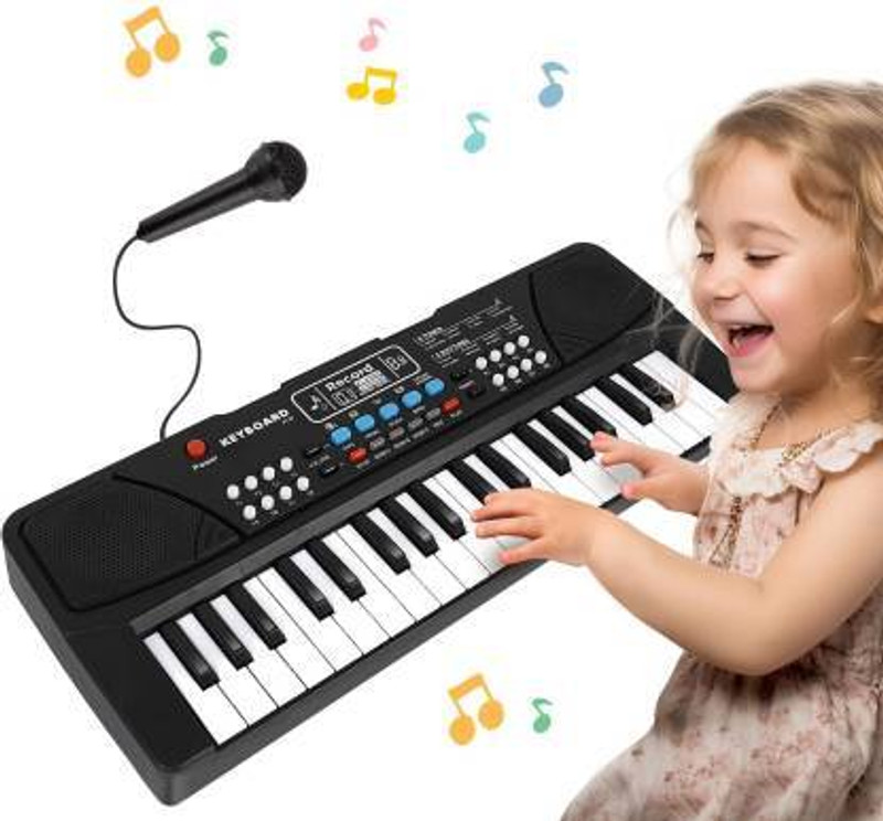 Ananya Toys 37 key bigfun piano keyboard toy for kids birthday gifts (Multicolor)(Multicolor)
