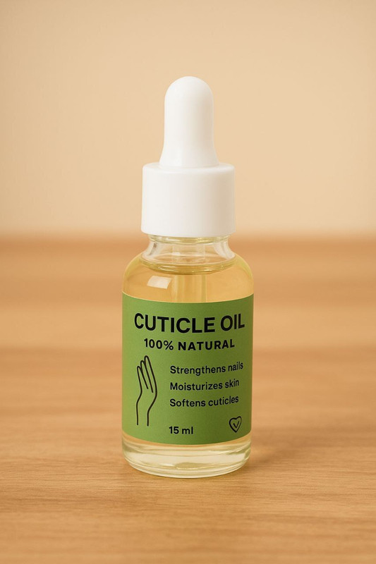 KHEJDO Cuticle Oil, Natural Cuticle Oil, 100% Natural Oil, Nail Oil, Nail Strengthener,(Cuticle Moisturizer.(CLEAR)