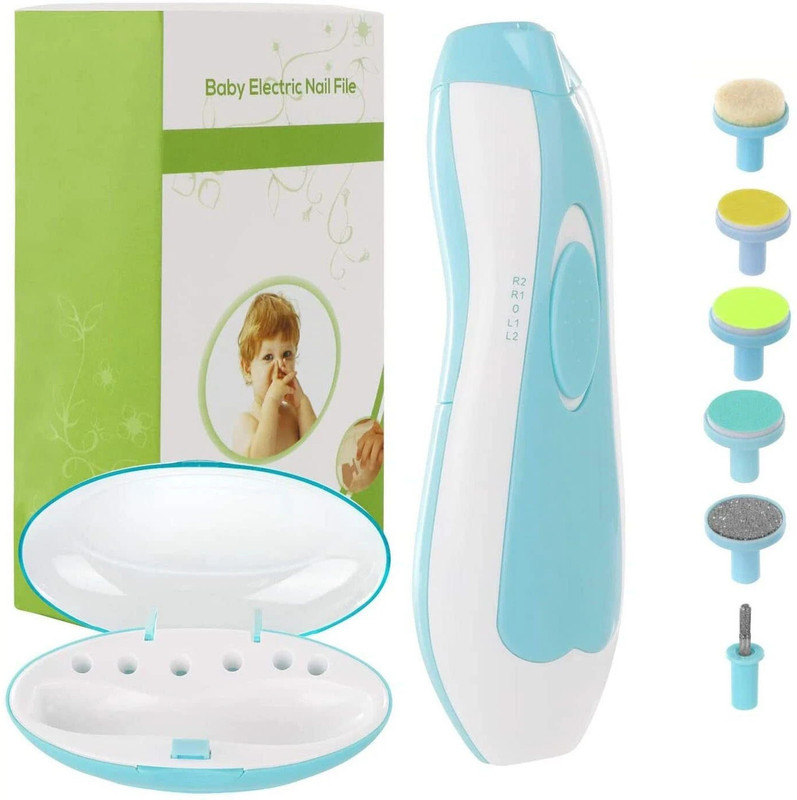JAYOG ENTERPRISE Baby Nail Trimmer File Electric Safe Nail Clippers with Light for Newborn BABY