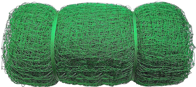 Supreme Nylon 10x40 Feet Ground Boundary And Practice NET Volleyball Net(Green)