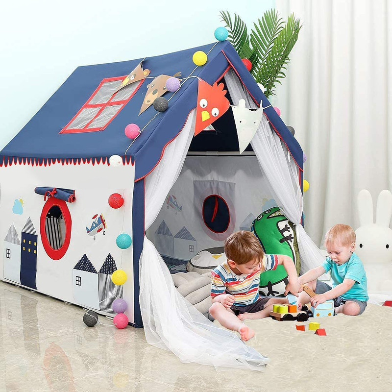 REVAFAB Blue City tant House for attractive playing house for the kids(Multicolor)