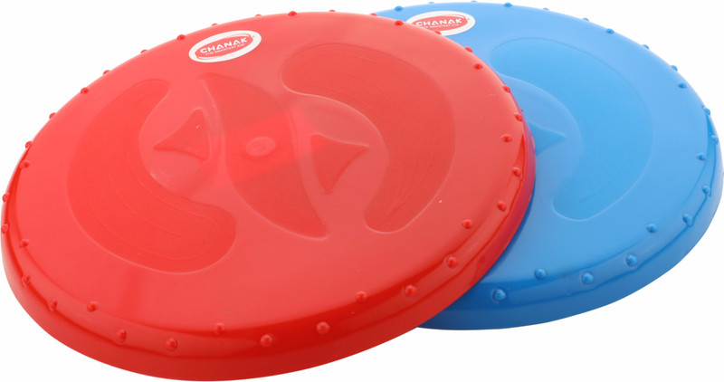 Aditi Toys Flying Disc Frisbee Throwing Outdoor Game for Kids & Adults Red & Blue Pack of 1(Multicolor)