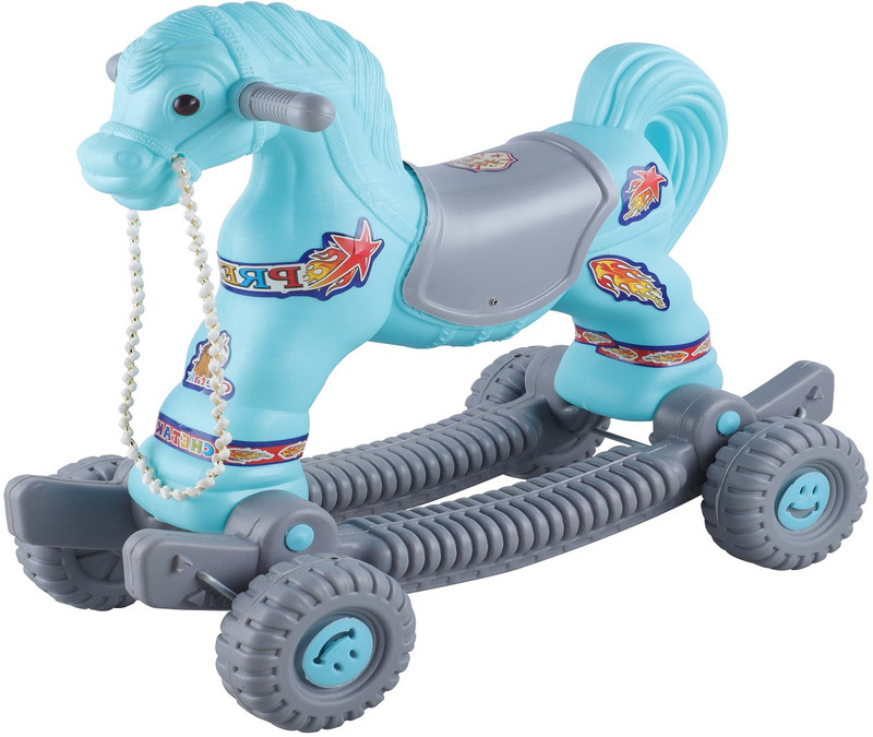 TOYPROFESSOR Kids Horse Rider Rocker Toys 1-3yrs birthday gift toy(Yellow)