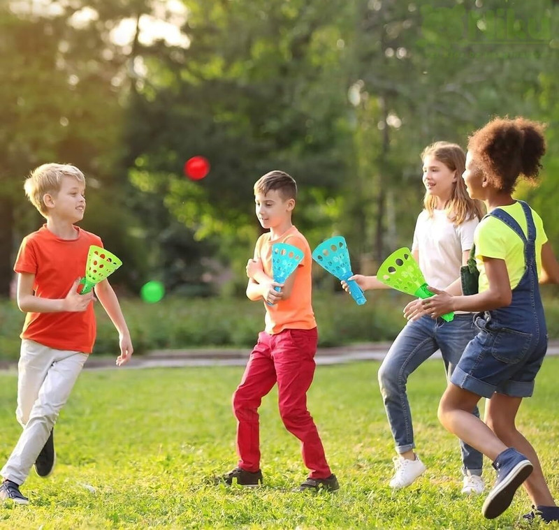 Ruffo Active Play Toss and Catch Paddle(Multicolor)