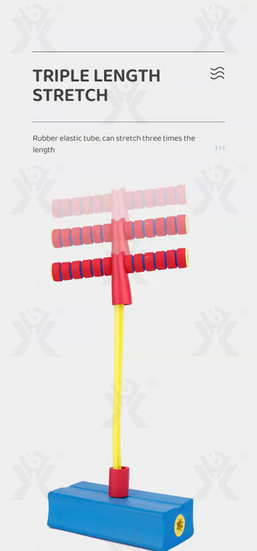 Ruffo Kids Foam Pogo Jumper – Soft, Safe & Fun Bouncy Toy(Multicolor)