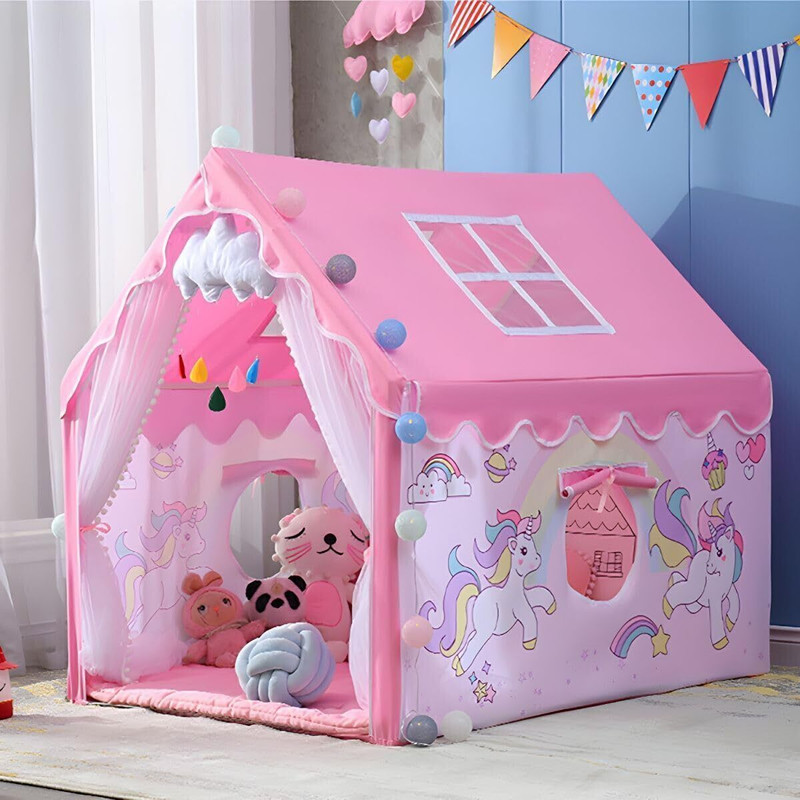 Hareshwar Fab Colorful Kids Play Tent House for 3-9 Years Old Girls and Boys (Multicolor)(Multicolor)