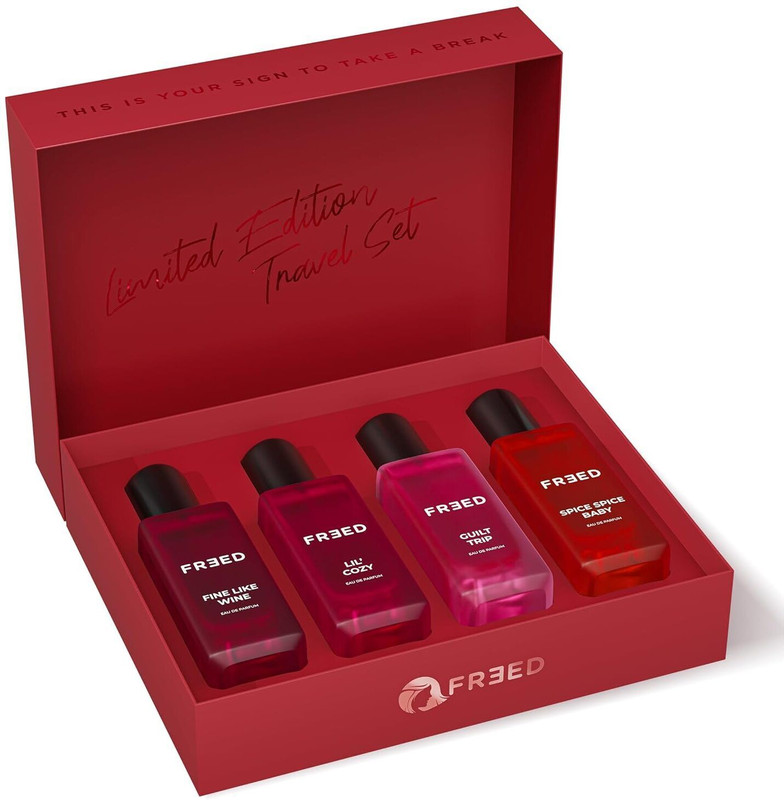 FREED No Strings Attached Perfume Giftset | Strong, Intense & Long Lasting Fragrance Eau de Parfum  -  80 ml(For Women)