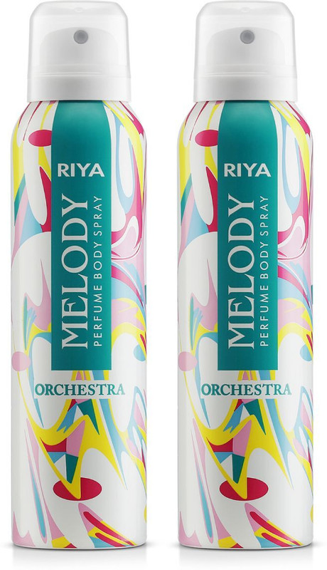 RIYA Melody Orchestra Body Spray | Deodorant| Deo Pack Of 2 Deodorant Spray - For Women(300 ml, Pack of 2)