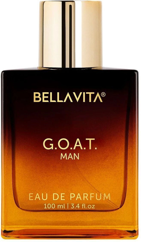 BELLAVITA G.O.A.T Man perfume with Notes of Bergamot, lavender & pepper |Long Lasting| EDP Eau de Parfum  -  100 ml(For Men)