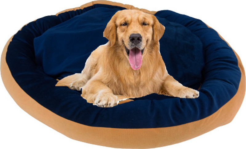 Aftra Soft Velvet Sofa Mountain Beds 4 in 1 Reversible Comfortable Pet Bed art-82 S Pet Bed(Blue)