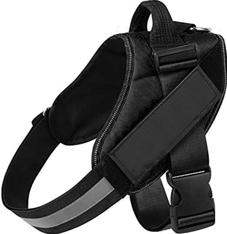Subaka Dog Buckle Harness(Medium, Black)