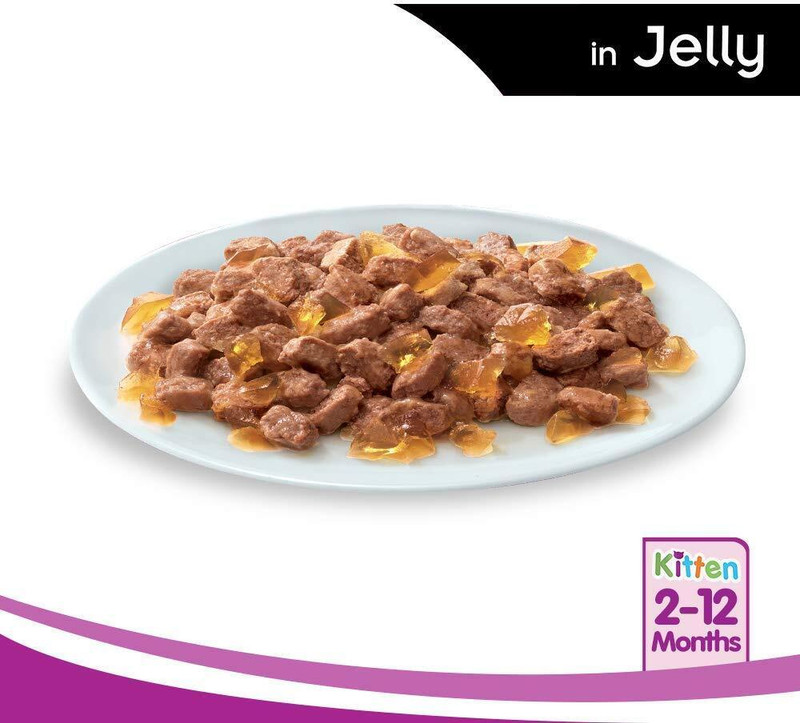 Whiskas Kitten (2-12 months) Tuna in Jelly Wet Food - 80 gm Tuna 0.085 kg Wet Adult Cat Food