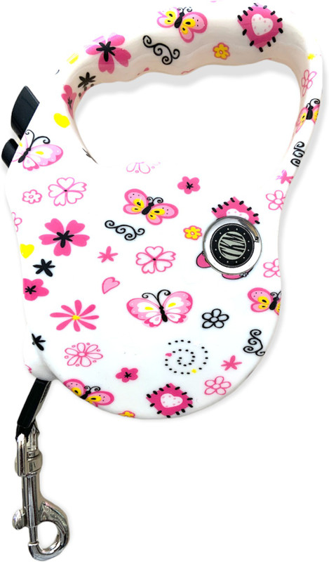 VM Mart Retractable Pet Walking Training Leash with Button Brake & Lock 500 cm Dog & Cat Chain Leash(Multicolor)