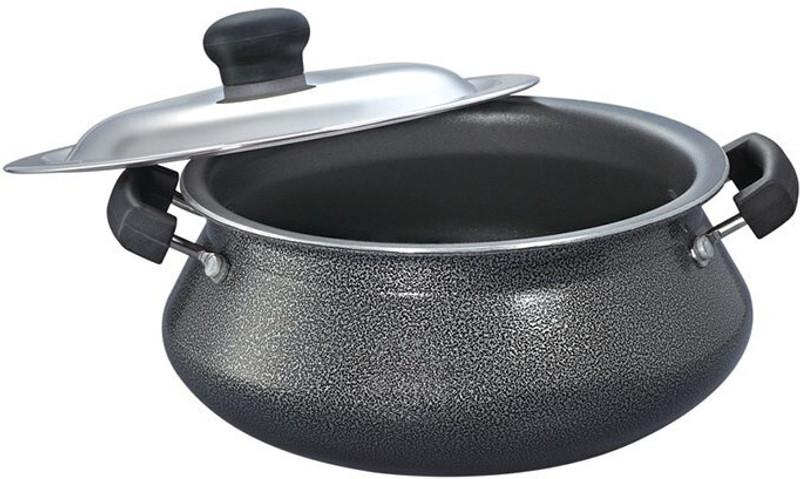 Prestige Omega Select Plus Handi 4 L with Lid(Aluminium, Stainless Steel, Non-stick)