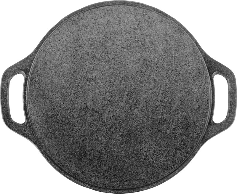 OMORTEX 10 inch Pure cast iron multipurpose cooking with adding iron in your food Tawa 25 cm diameter(Cast Iron, Induction Bottom)