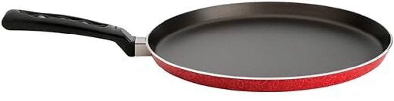 Home-pro Non-Stick Aluminum Flat Tawa | Dosa Tawa | All in One with Soft Touch Handle Tawa 26 cm diameter(Aluminium, Non-stick)