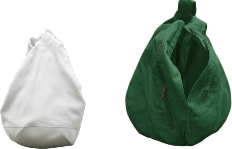Peaceful Mantras White color Bead Bag For Chanting-Gomukhi Japa Mala Bag-Jaap Bag-Tulsi Mala Bag Potli
