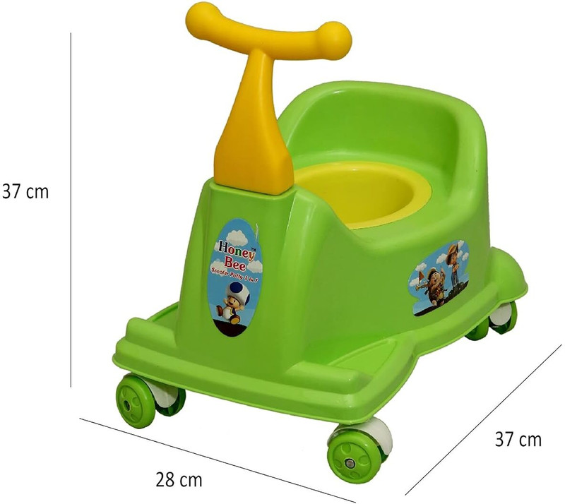 4uonly Buy Best 2 in 1 Potty Car Style Kids Potty Seat With Wheels CGT10 Potty Box(Multicolor)
