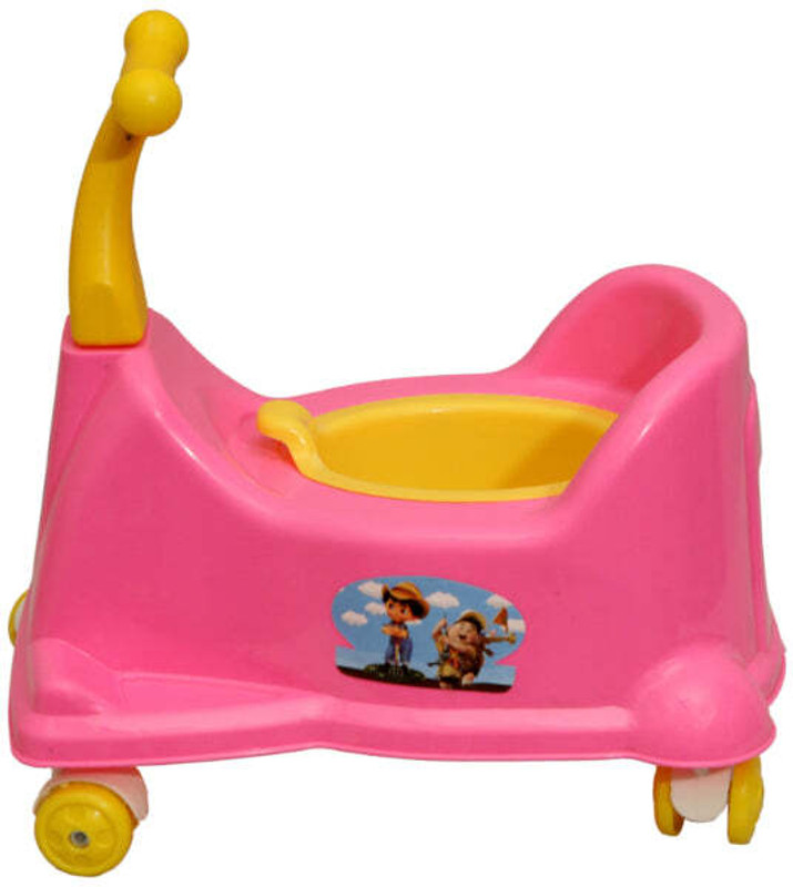 ENMORA Ltest Plastic Steering Baby Potty Toilet Training Seat WDX14 Potty Box(Multicolor)