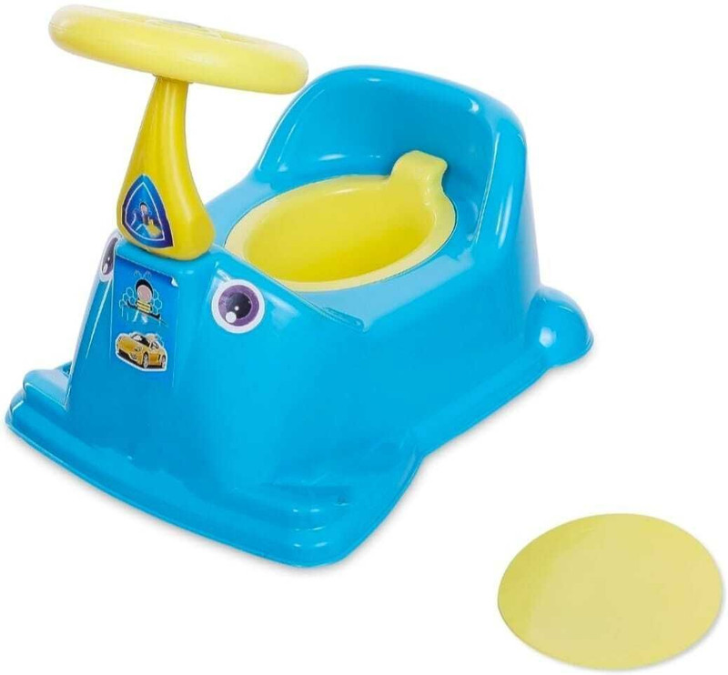 VarietyNest Safe & Comfortable Toilet Training Seat for Toddlers | Easy Clean, Portable Potty Box(Blue)
