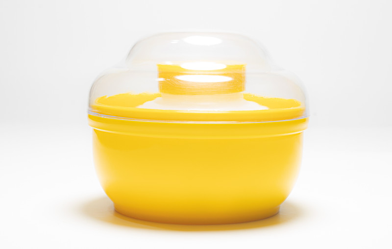 nvisan Powder Puff with Box and Container for New Born Baby and Kids(Yellow)
