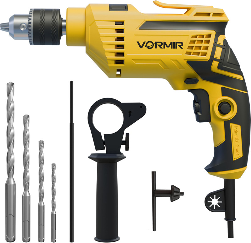 iBELL 650W, Copper Armature, 2800 RPM, 2 mode selector, variable speed ID13-75 Impact Pistol Grip Drill(13 mm Chuck Size)