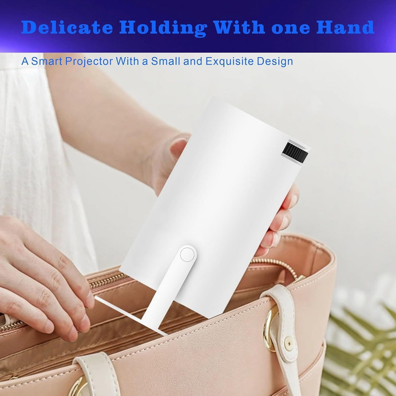 ENMORA Best 4k Small Android Projectors For Home in Good Quality UNZ1 Projector Screen (Width 115.5 cm x 44.5 cm Height)