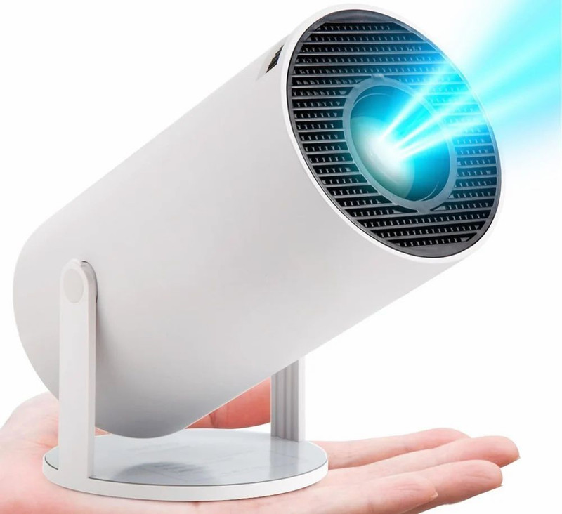 ENMORA Best Smart LED Projector, 1080p HD Resolution, Adjustable Stand WHG23 Projector Screen (Width 115.5 cm x 44.5 cm Height)