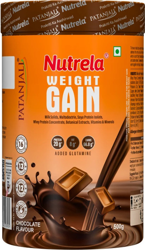 NUTRELA Weight Gainers/Mass Gainers(0.5 kg, Chocolate)