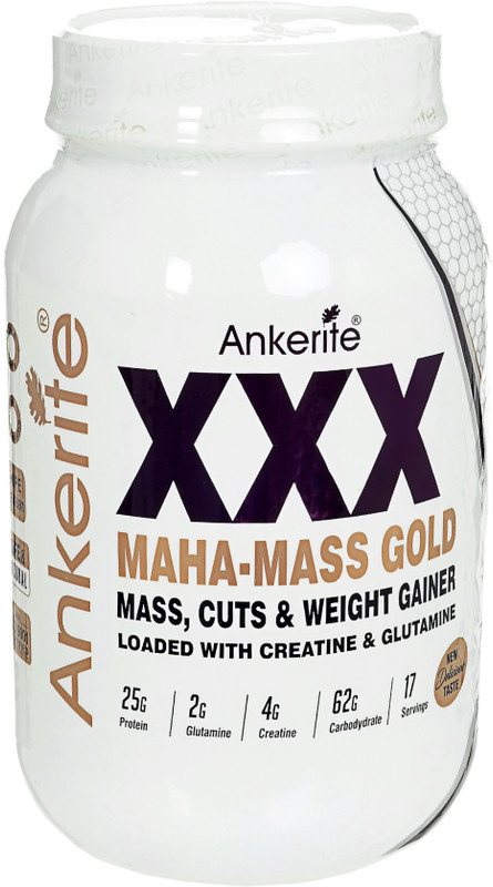 Ankerite XXX MAHA MASS GOLD Weight Gainers/Mass Gainers(1 kg, CHOCOLATE)