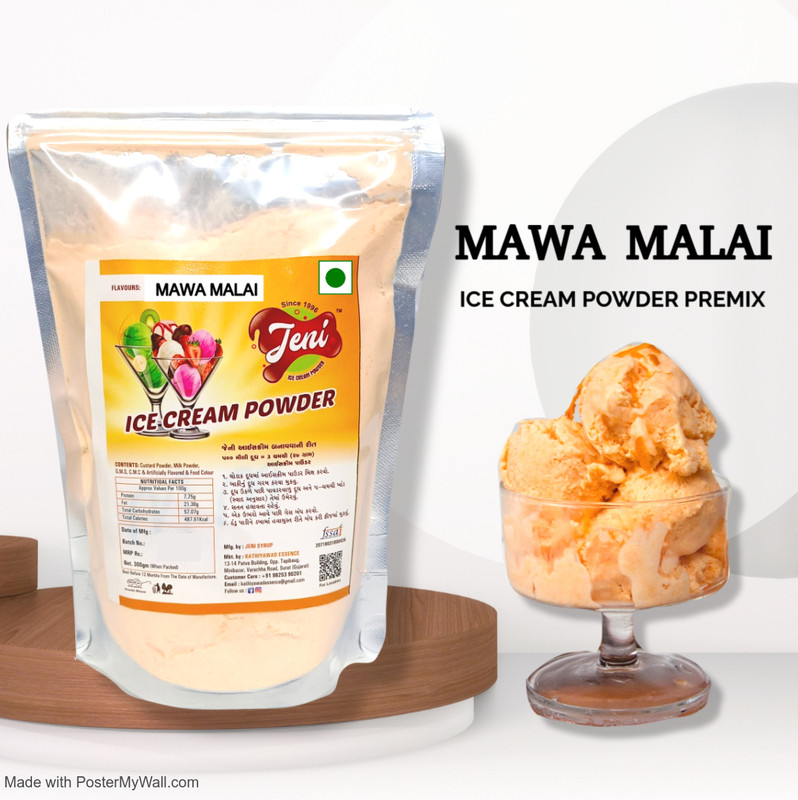 jeni Mawa Malai Ice Cream Powder Premix 300g(300 g)