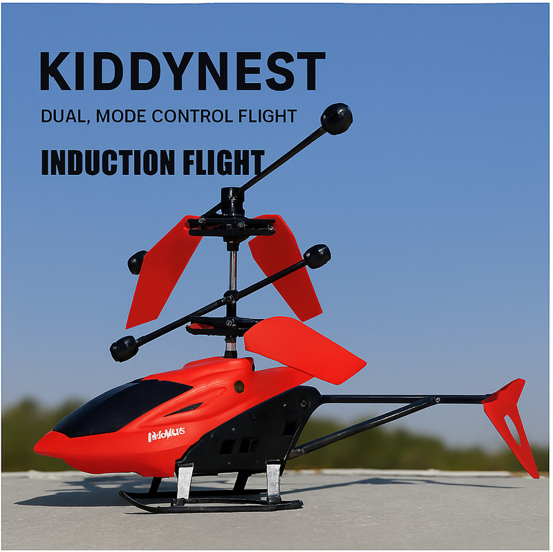 KiddyNest Helicopter RC(Red)