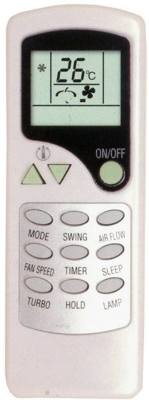 Hybite VOLTAS AC REMOTE Compatible with VOLTAS AC remote (Please Match Old Remote) VOLTAS AC Remote Controller(White)