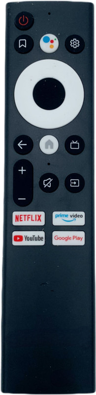 NixGlobal M225 Voice Control with Google Assistant K-D-K with Bluetooth Voice Control Remote Compatible with SANSUI / THOMSON 4K SMART LED LCD TV Remote Controller(Black)