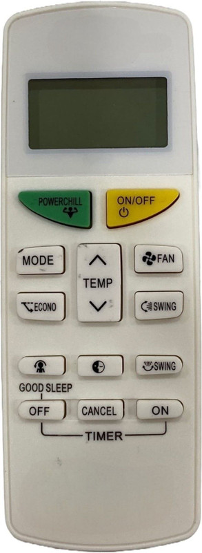 Xpecial M199 202A P0WECHILL AC Remote Compatible with POWERCHILL 1 / 1.5 / 2 TON AC Remote Controller(White)