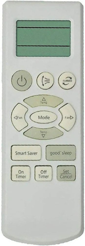 NixGlobal M159 58-1 SAM-SUNG AC Remote Compatible with SAMSUNG 1 / 1.5 / 2 TON AC Remote Controller(White)