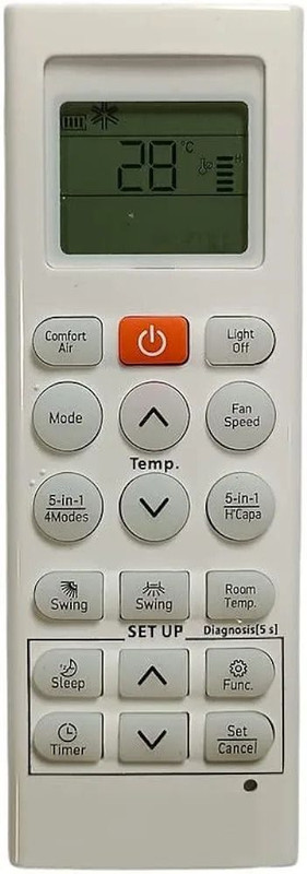 NixGlobal M101 114-1 L-G AC Remote Compatible with LG 1 / 1.5 / 2 TON AC Remote Controller(White)