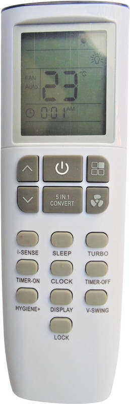 NixGlobal M194 256 G0DREJ AC Remote Compatible with GODREJ 1 / 1.5 / 2 TON AC Remote Controller(White)