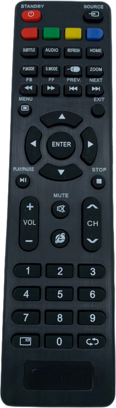 NixGlobal M266 REC-ONNECT3 Remote Compatible with RECONNECT 8K 4K SMART LED LCD TV Remote Controller(Black)