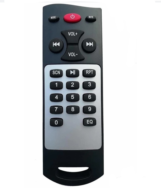 Paril ® 1N Tv Remote Compatible for Intex home theater Remote Control (Exactly same Remote will Only Work) Remote Controller(Black)