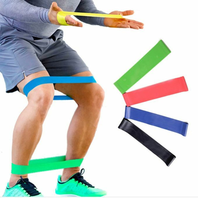 TRIMMO Resistance Bands Mini Loop (Set of 5) Perfect for Toning & Home Workout Resistance Tube(Multicolor)