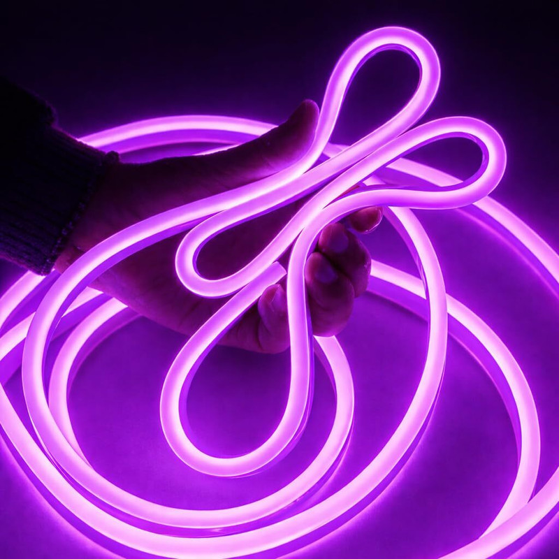 KAVYARA 500 LEDs 4 m Purple Steady Strip Rice Lights(Pack of 1)