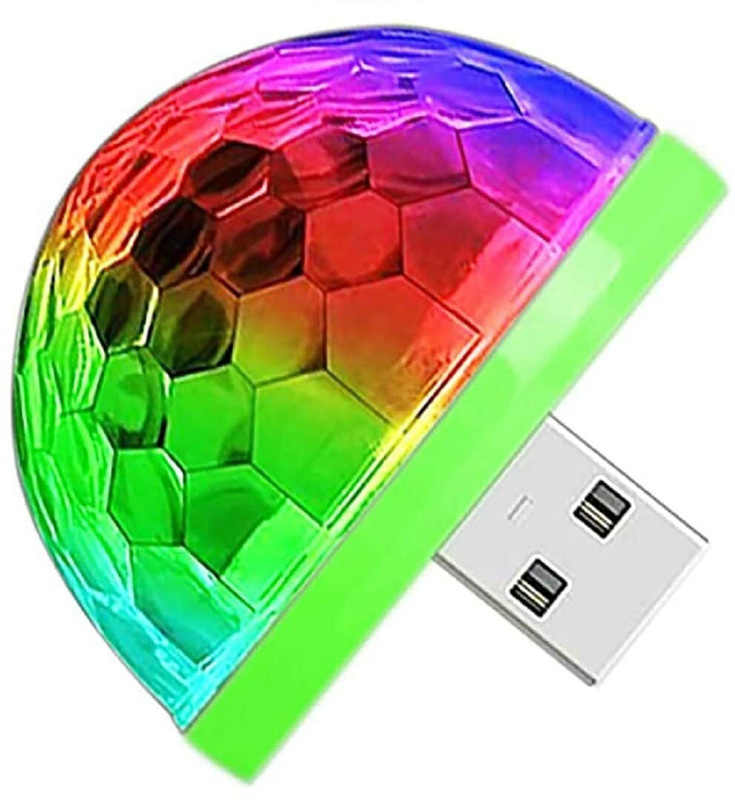 DYNOSTORE Latest Magical Disco Mini Lights Single Disco Ball(Ball Diameter: 5 cm)