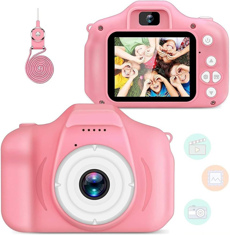 VISSHI Camera for kids | Birthday & Christmas Gift for Boys & Girls