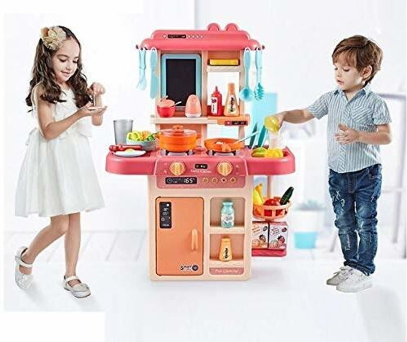 NAMANSHU TEX 29 pcs Battery Oprated Kitchen Set for Kids Pretend Play Kitchen Toy Set for Kids | Kitchen Set for Kids