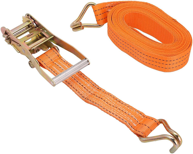 sriaarnika Safety Cargo Ratchet Lashing 50 mm x 15 meter DJ belt, Luggage Strap Luggage Strap(Orange)