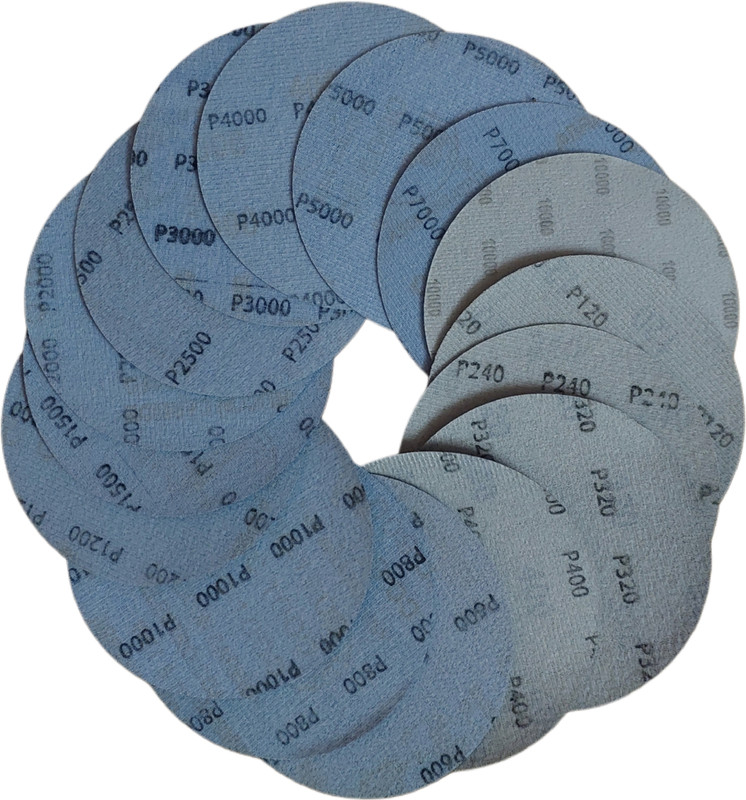 IRAVU Silicon Carbide 125 mm, 5 mm Bowling Ball Sanding Disc(Pack of 16)