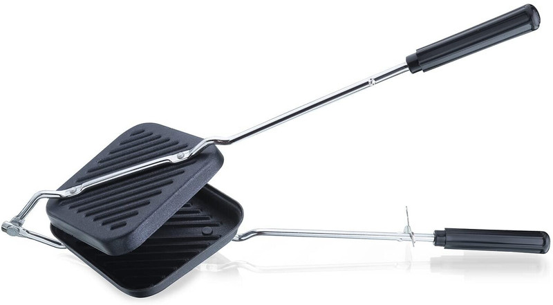 SWAURSAHA Nonstick Grill Sandwich Toaster /Regular Grill Sandwich Maker Grill Sandwich Maker(Black)